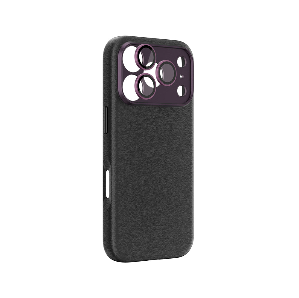 iPhone 18 Pro Kılıf M-Safe Şarj Özellikli Airbag Tasarımlı AmazingThing Glamour SLens Serisi Kılıf