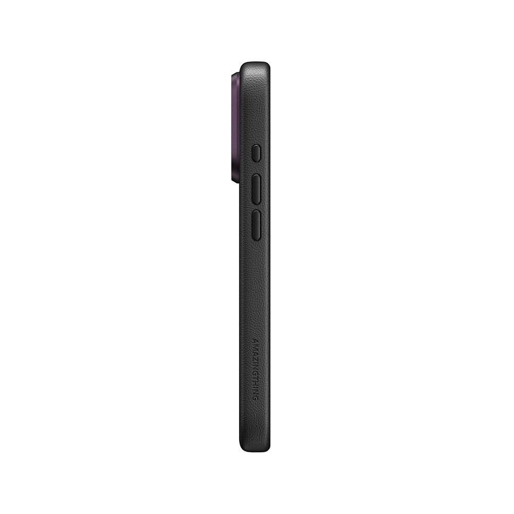 iPhone 18 Pro Kılıf M-Safe Şarj Özellikli Airbag Tasarımlı AmazingThing Glamour SLens Serisi Kılıf