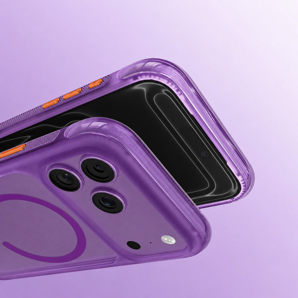 iPhone 18 Pro Kılıf M-safe Şarj Özellikli Airbag Tasarımlı Mutural Air Shield Serisi Kılıf