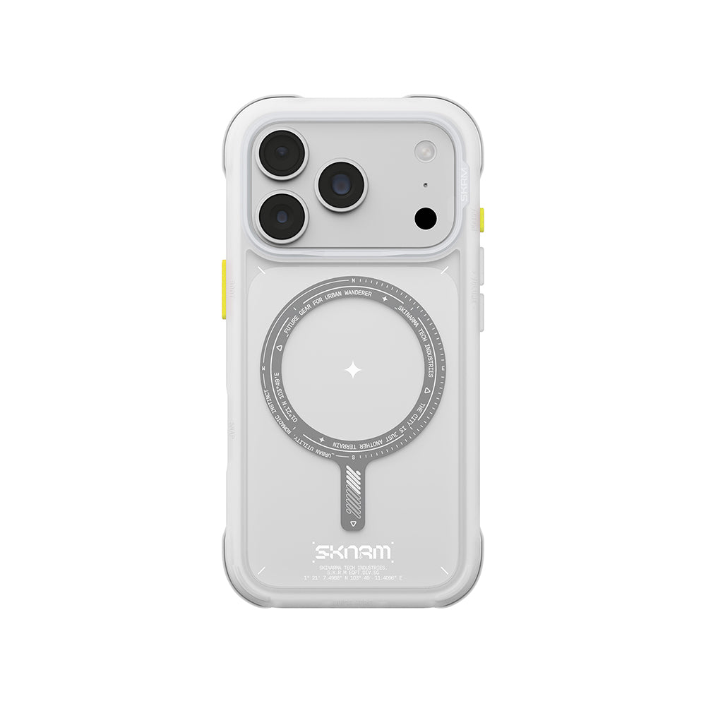 iPhone 18 Pro Kılıf M-Safe Şarj Özellikli Airbag Tasarımlı Skinarma Avion Kılıf