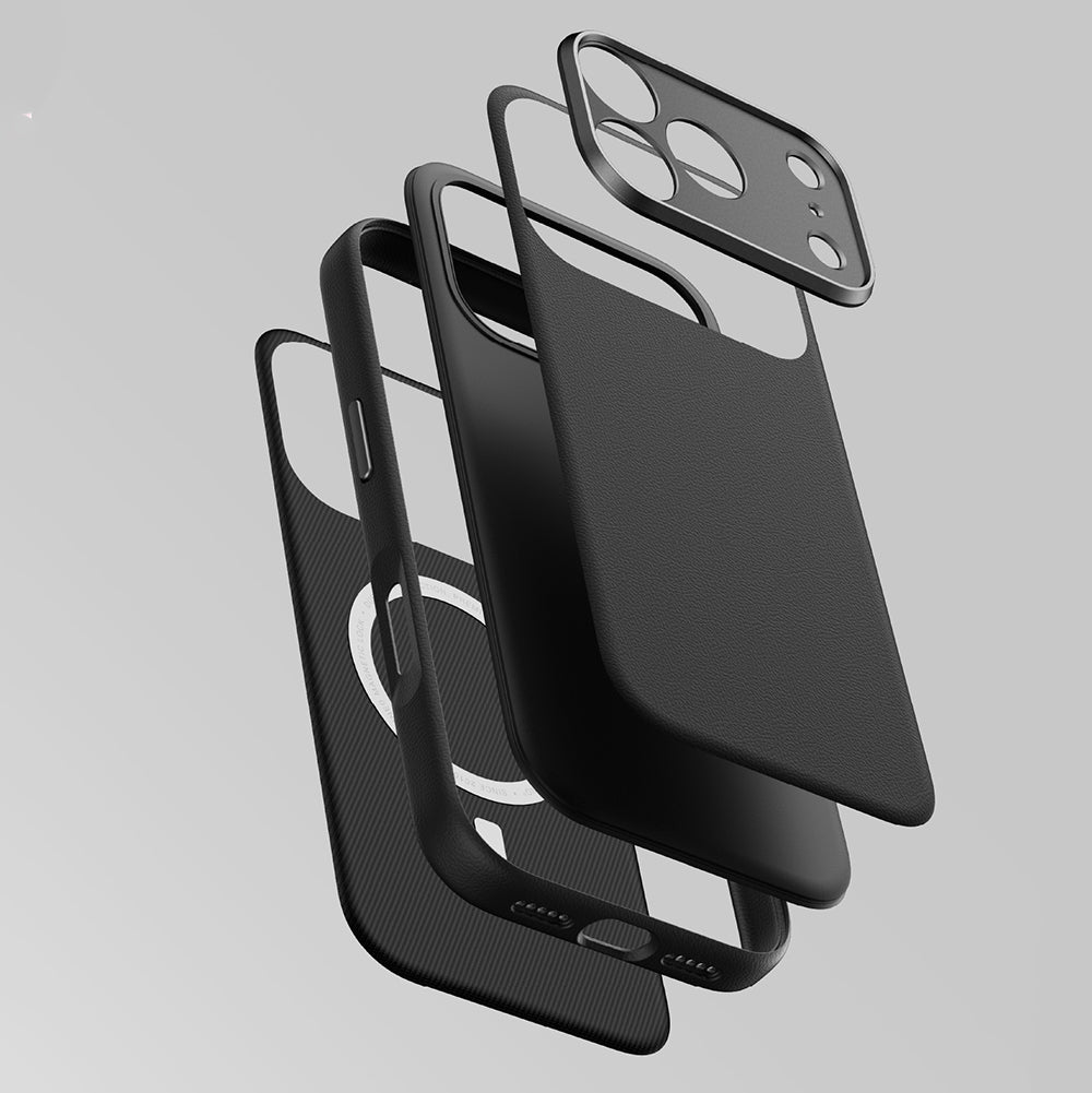 iPhone 18 Pro Kılıf M-safe Şarj Özellikli Amazingthing Glamour Lens Serisi Kılıf