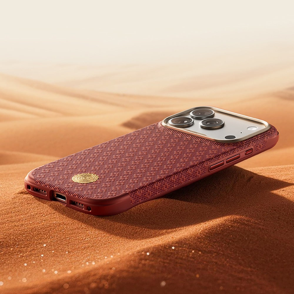 iPhone 18 Pro Kılıf M-Safe Şarj Özellikli Benks ArmorPro ArmorEdge X9 Serisi Kevlar Karbon Kılıf