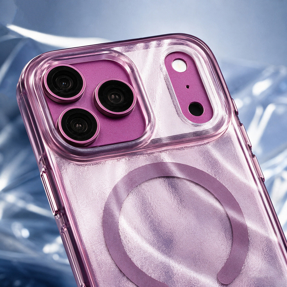 iPhone 18 Pro Kılıf M-safe Şarj Özellikli Mutural Glow Desert Serisi Kılıf