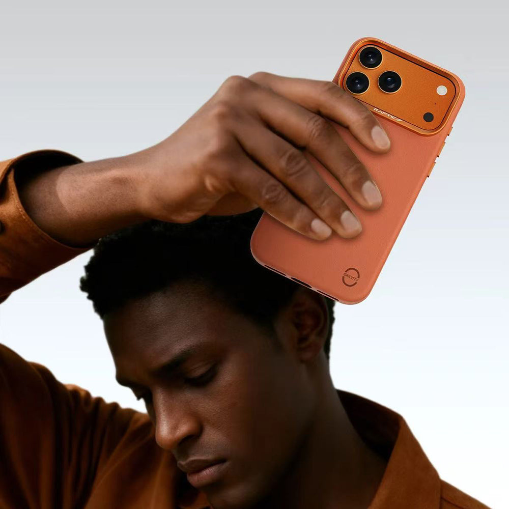iPhone 18 Pro Kılıf M-Safe Şarj Özellikli Polimerik Deri Raptic Urban Nano Kılıf
