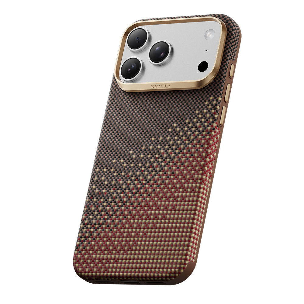 iPhone 18 Pro Kılıf M-safe Şarj Özellikli Raptic Aramid Dual Ultra Serenity Serisi Karbon Kılıf