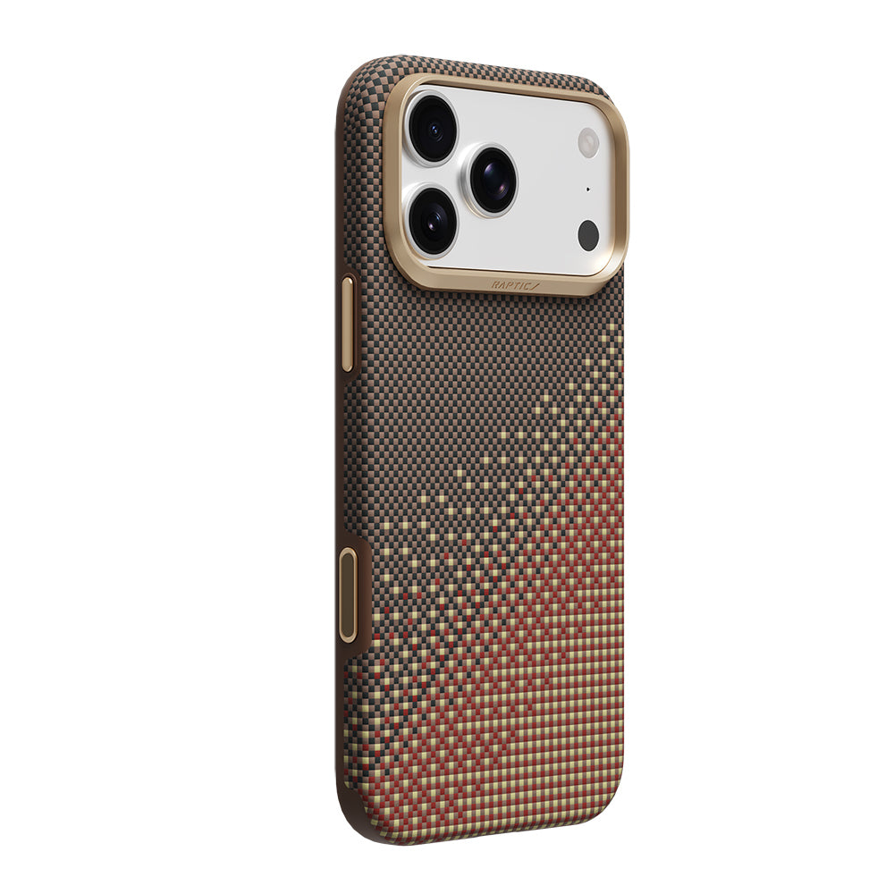 iPhone 18 Pro Kılıf M-safe Şarj Özellikli Raptic Aramid Dual Ultra Serenity Serisi Karbon Kılıf
