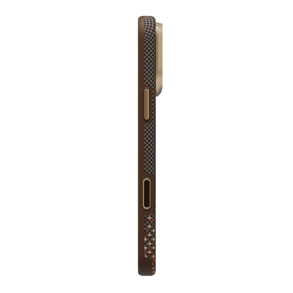 iPhone 18 Pro Kılıf M-safe Şarj Özellikli Raptic Aramid Dual Ultra Serenity Serisi Karbon Kılıf