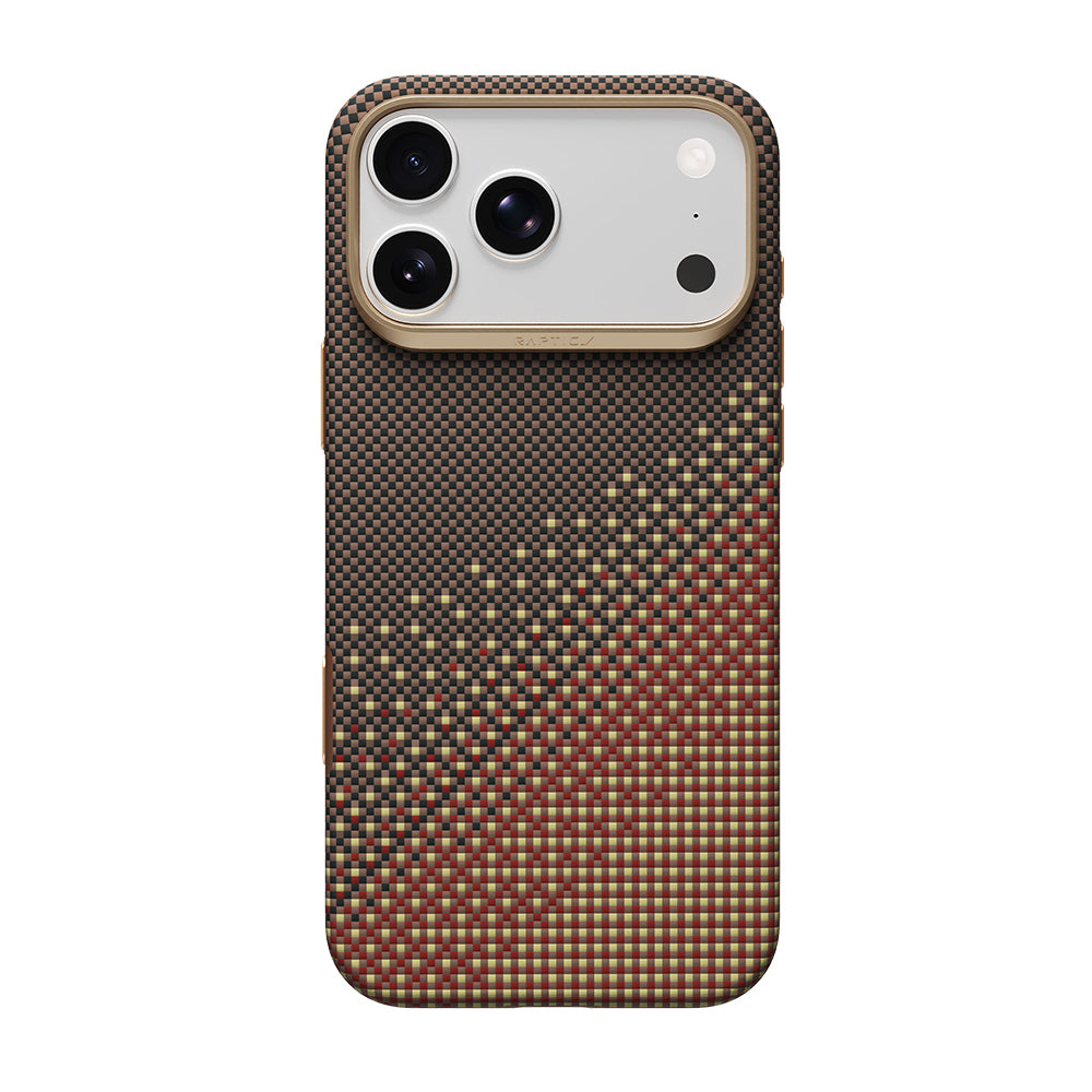 iPhone 18 Pro Kılıf M-safe Şarj Özellikli Raptic Aramid Dual Ultra Serenity Serisi Karbon Kılıf