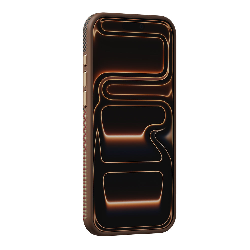 iPhone 18 Pro Kılıf M-safe Şarj Özellikli Raptic Aramid Dual Ultra Serenity Serisi Karbon Kılıf