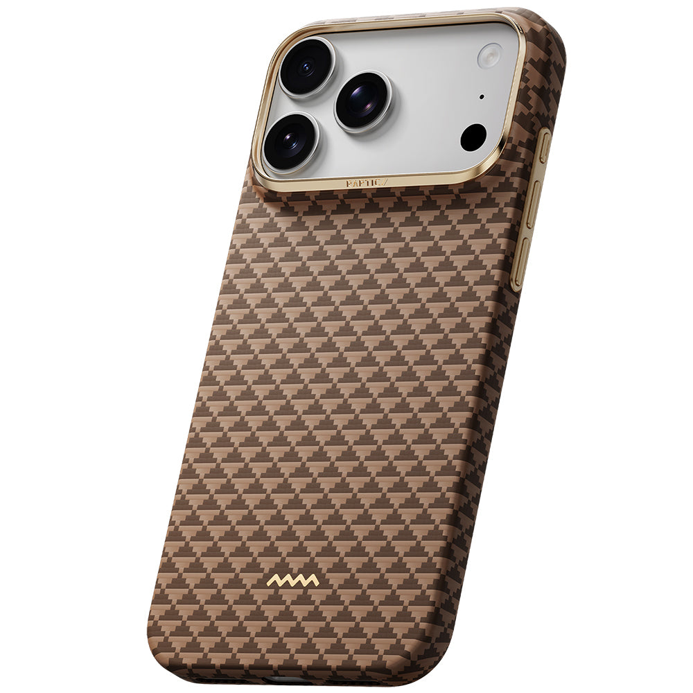 iPhone 18 Pro Kılıf M-safe Şarj Özellikli Raptic Aramid Skin Origin Serisi Karbon Kılıf