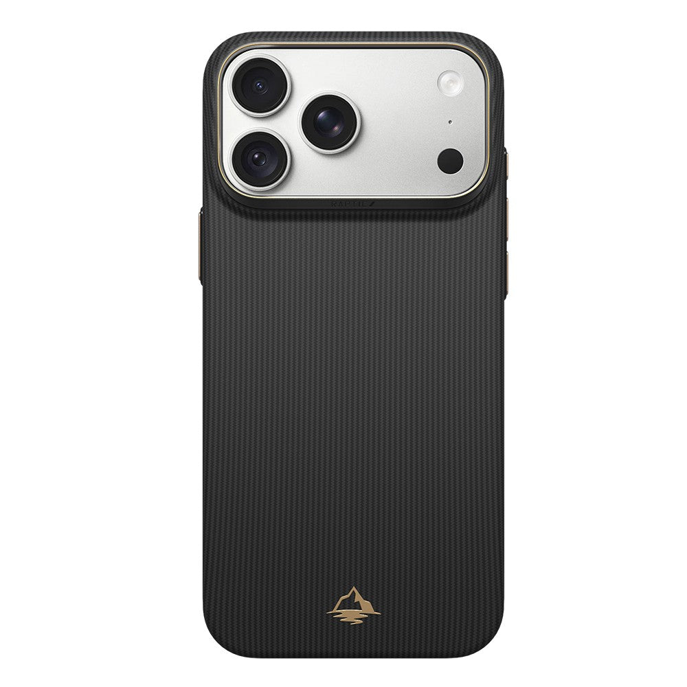 iPhone 18 Pro Kılıf M-safe Şarj Özellikli Raptic Aramid Skin Reynis Serisi Karbon Kılıf