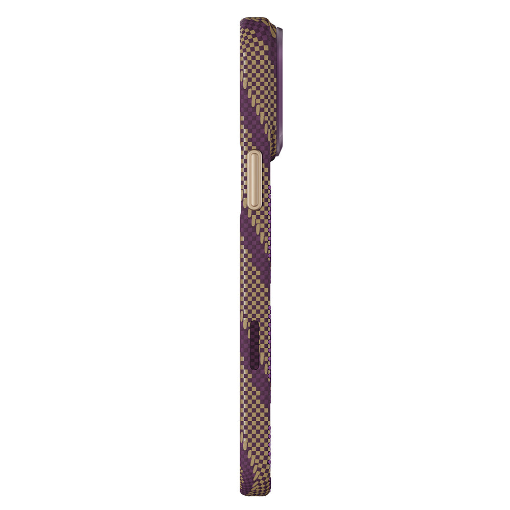 iPhone 18 Pro Kılıf M-safe Şarj Özellikli Raptic Aramid Skin Scepter Serisi Karbon Kılıf