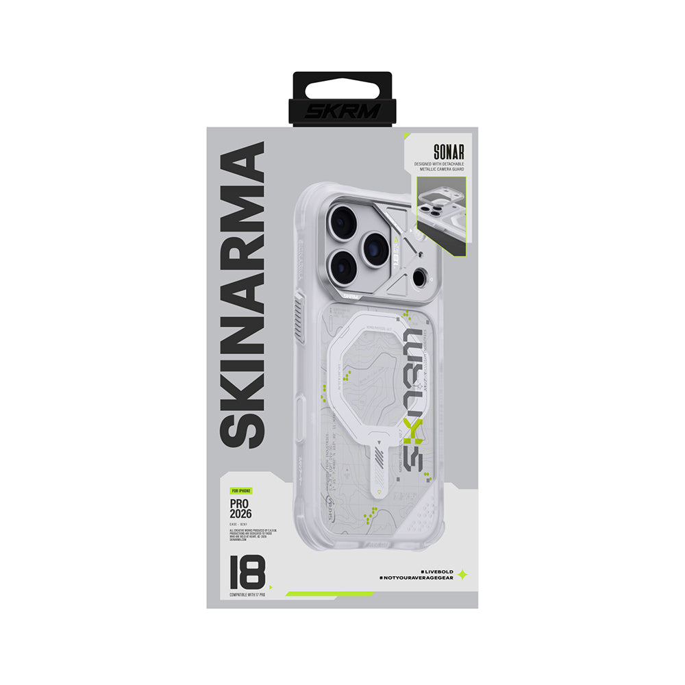 iPhone 18 Pro Kılıf M-safe Şarj Özellikli Skinarma Sonar Kılıf