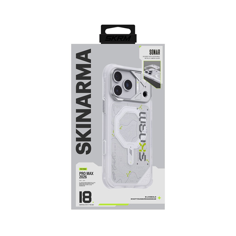 iPhone 18 Pro Kılıf M-safe Şarj Özellikli Skinarma Sonar Kılıf