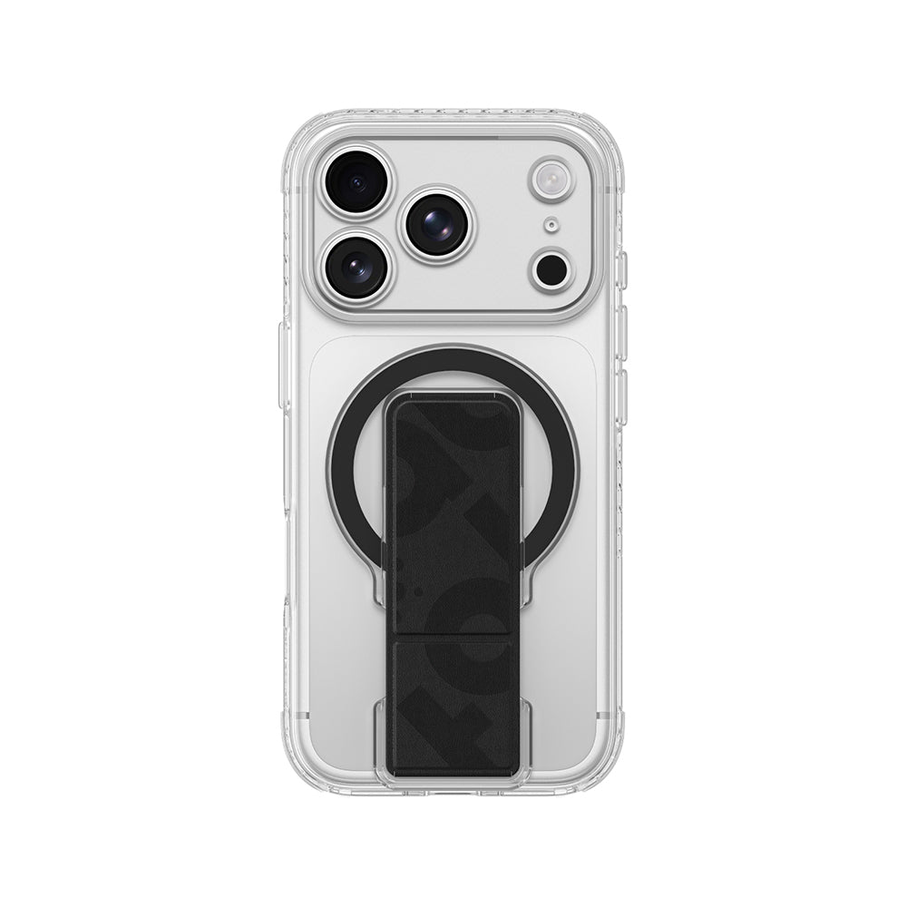 iPhone 18 Pro Kılıf M-safe Şarj Özellikli Standlı Amazingthing Titan Pro Grip Stand Serisi Kılıf