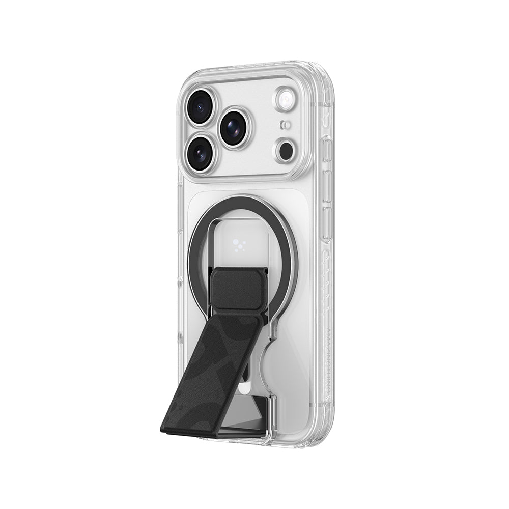iPhone 18 Pro Kılıf M-safe Şarj Özellikli Standlı Amazingthing Titan Pro Grip Stand Serisi Kılıf