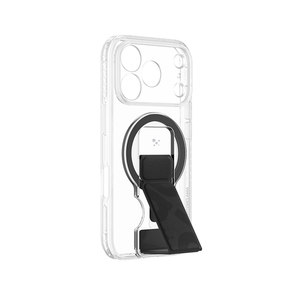 iPhone 18 Pro Kılıf M-safe Şarj Özellikli Standlı Amazingthing Titan Pro Grip Stand Serisi Kılıf