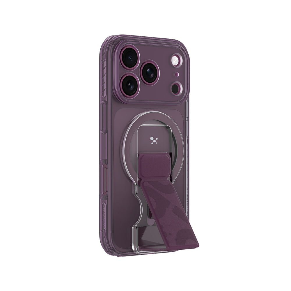 iPhone 18 Pro Kılıf M-safe Şarj Özellikli Standlı Amazingthing Titan Pro Grip Stand Serisi Kılıf