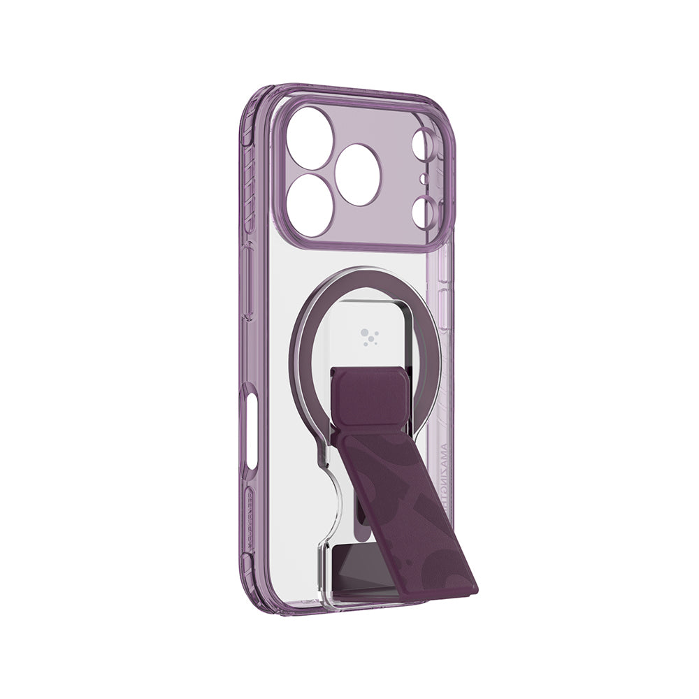 iPhone 18 Pro Kılıf M-safe Şarj Özellikli Standlı Amazingthing Titan Pro Grip Stand Serisi Kılıf