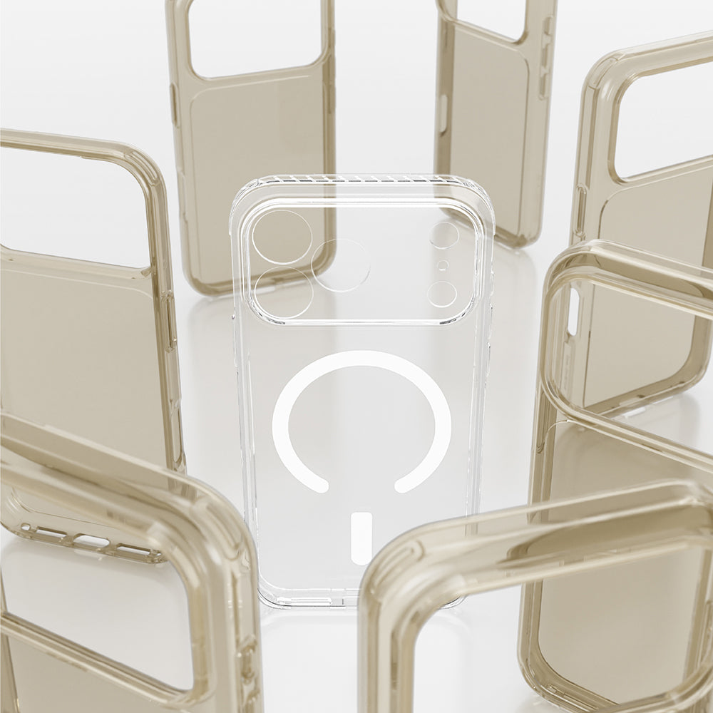 iPhone 18 Pro Kılıf M-safe Şarj Özellikli Standlı Amazingthing Titan Pro Grip Stand Serisi Kılıf