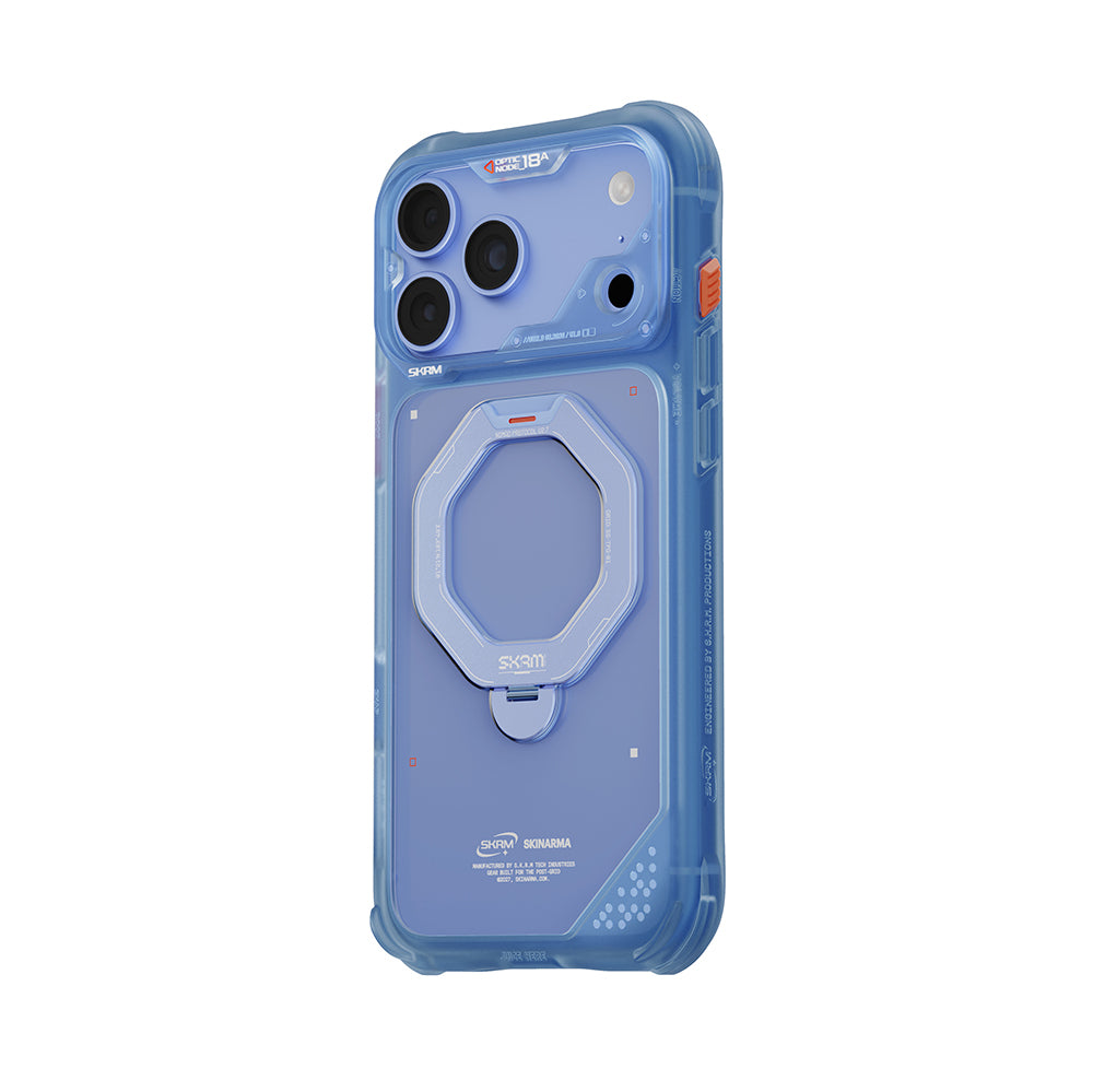 iPhone 18 Pro Kılıf M-safe Şarj Özellikli Standlı Skinarma Saturn Kılıf