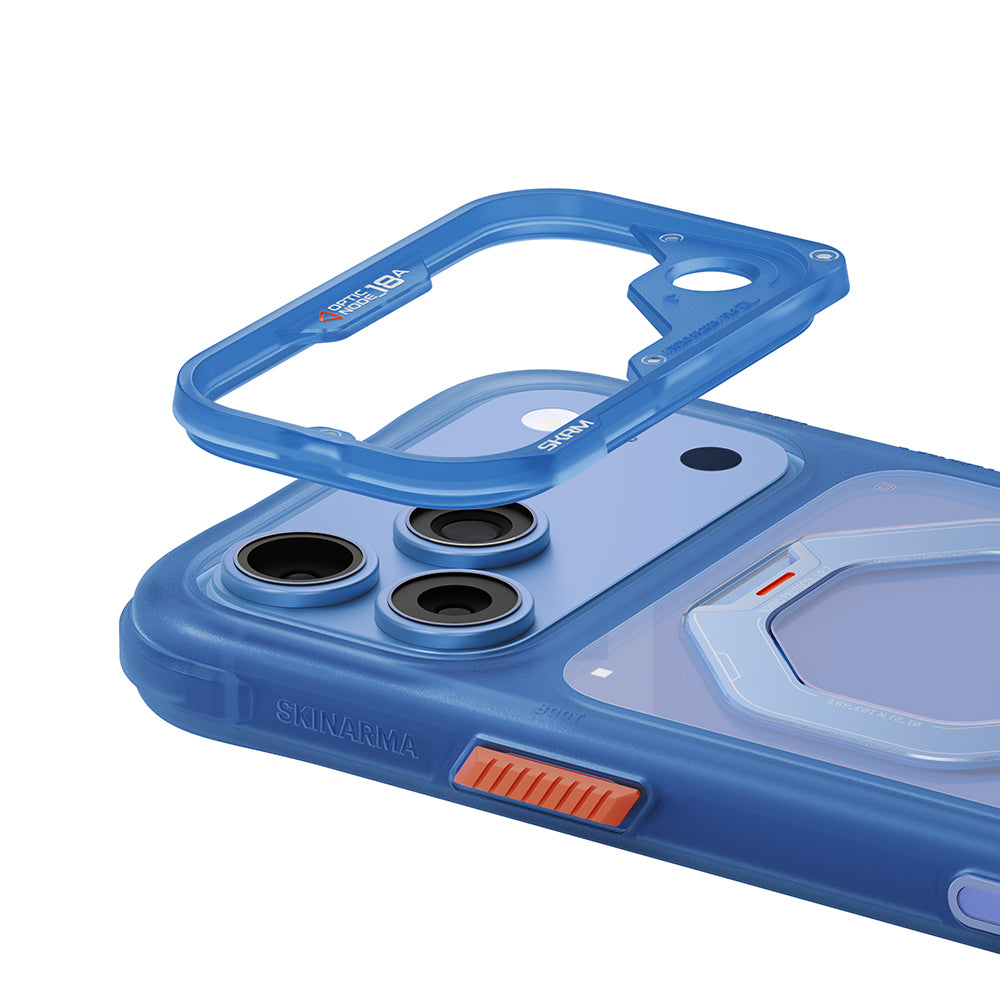 iPhone 18 Pro Kılıf M-safe Şarj Özellikli Standlı Skinarma Saturn Kılıf