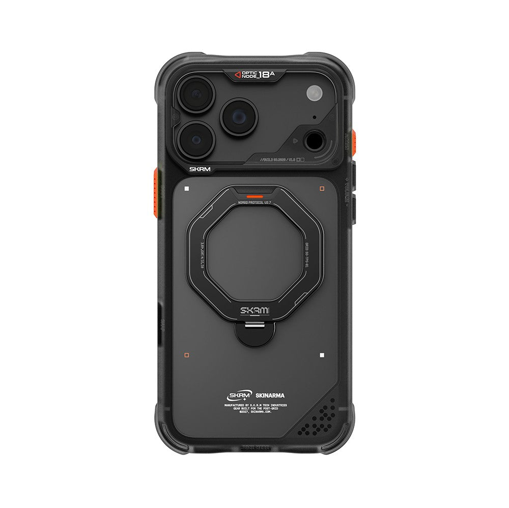 iPhone 18 Pro Kılıf M-safe Şarj Özellikli Standlı Skinarma Saturn Kılıf