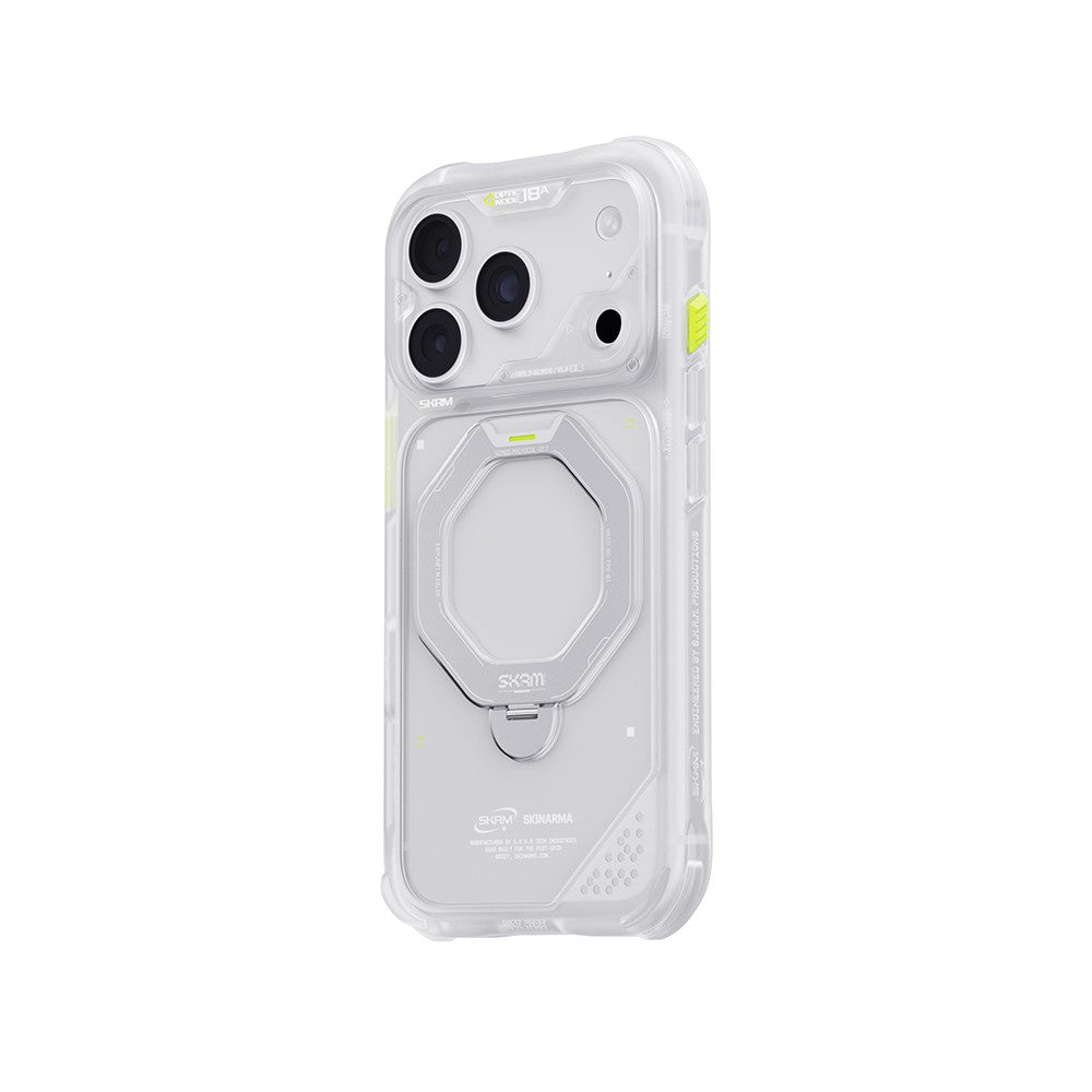 iPhone 18 Pro Kılıf M-safe Şarj Özellikli Standlı Skinarma Saturn Kılıf