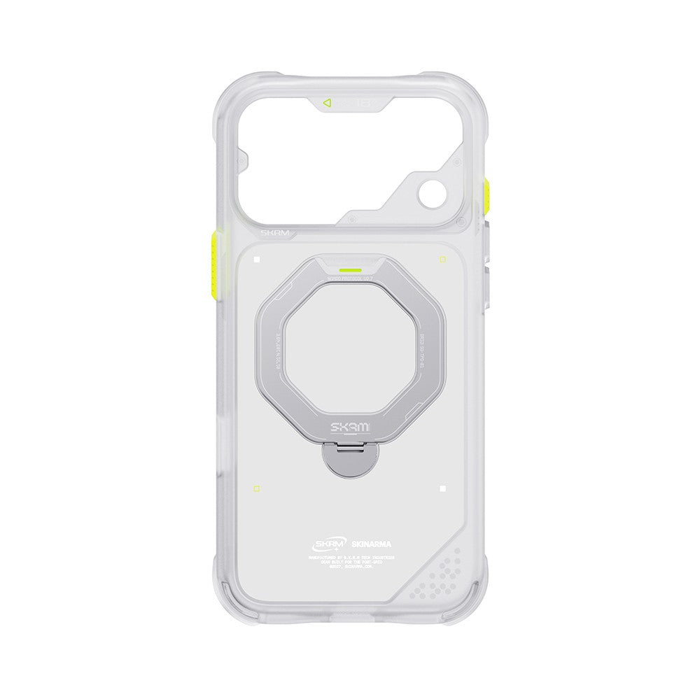 iPhone 18 Pro Kılıf M-safe Şarj Özellikli Standlı Skinarma Saturn Kılıf