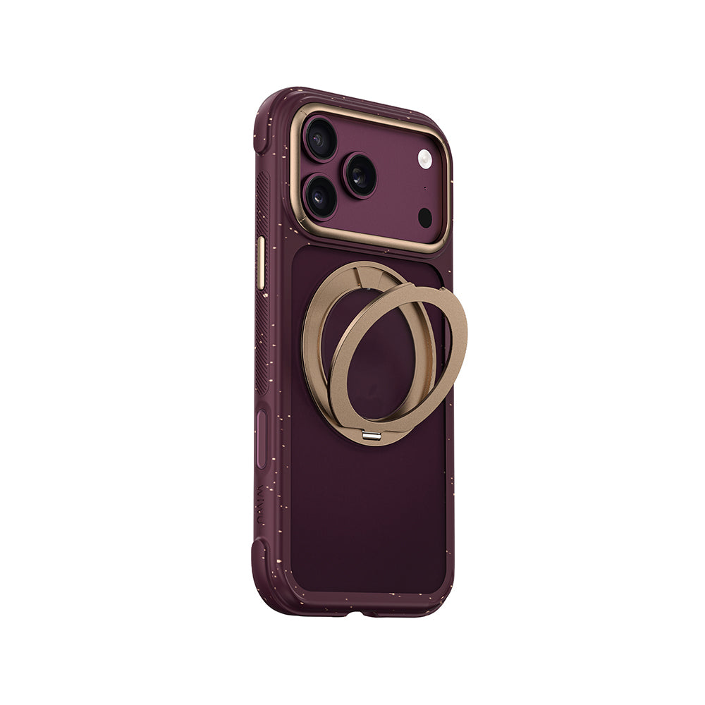 iPhone 18 Pro Kılıf M-safe Şarj Özellikli Wiwu AA-203 AeroArmor Ultra Serisi Airbag Tasarımlı Standlı Kılıf
