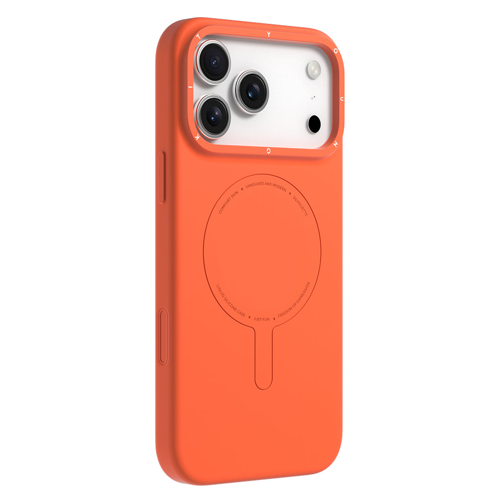 iPhone 18 Pro Kılıf M-Safe Şarj Özellikli Youngkit Morandi Serisi Kılıf