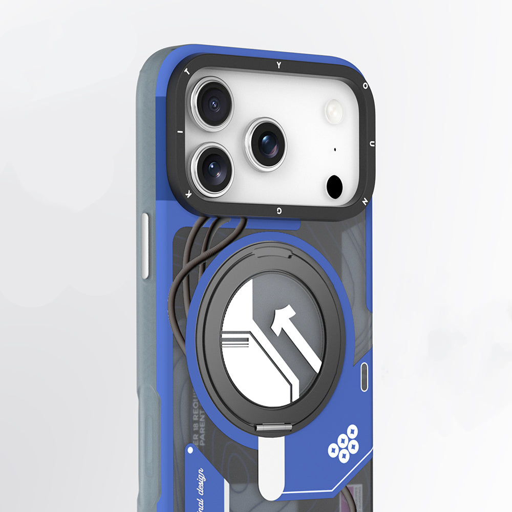 iPhone 18 Pro Kılıf M-safe Şarj Özellikli Youngkit Starship Serisi Kılıf