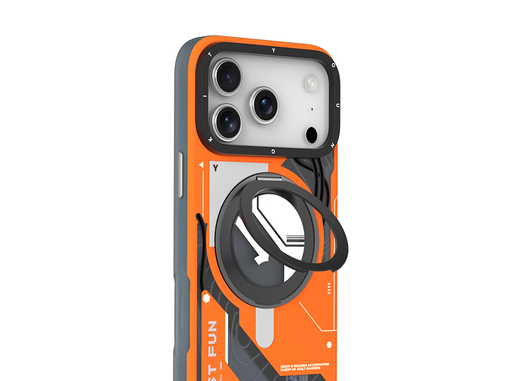 iPhone 18 Pro Kılıf M-safe Şarj Özellikli Youngkit Starship Serisi Kılıf