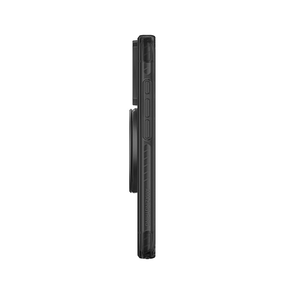 iPhone 18 Pro Kılıf M-safe Şarj Özellikli Yüzük Standlı Amazingthing Titan Pro Grip Ring Serisi Kılıf