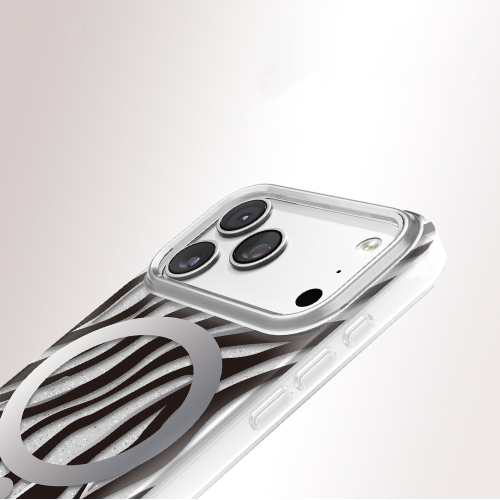 iPhone 18 Pro Kılıf M-Safe Şarj Özellikli Zore Paris Veyro TPU Kılıf