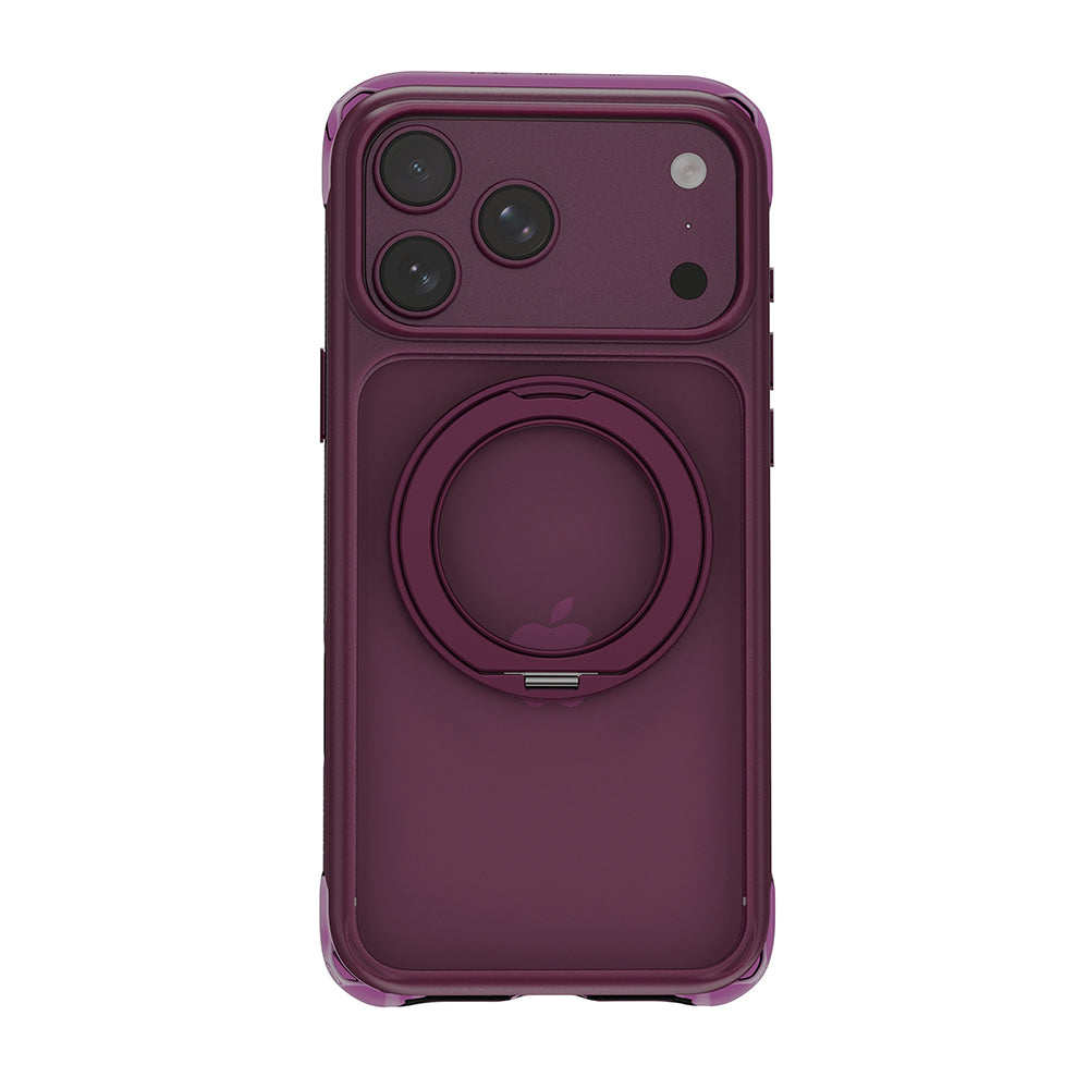 iPhone 18 Pro Kılıf Wiwu AG-203 AeroGuard Ultra Serisi M-safe Şarj Özellikli Airbag Tasarımlı Standlı Kılıf