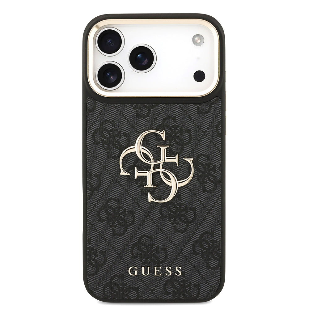 iPhone 18 Pro Max Kılıf Guess Orijinal Lisanslı 4G Büyük Metal Logolu Kalın Askılı Kılıf