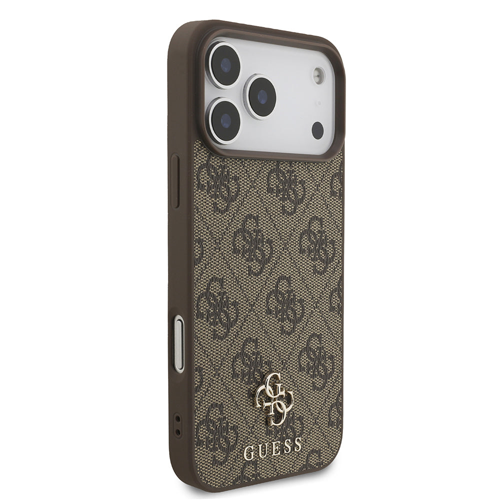 iPhone 18 Pro Max Kılıf Guess Orijinal Lisanslı M-safe Şarj Özellikli Small 4G Classic Kılıf