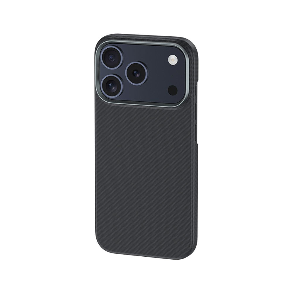 iPhone 18 Pro Max Kılıf Karbon Fiber M-safe Şarj Özellikli Benks Armor Air Yükseltimiş Kamera Çerçevesi C1 600D Kevlar Kılıf