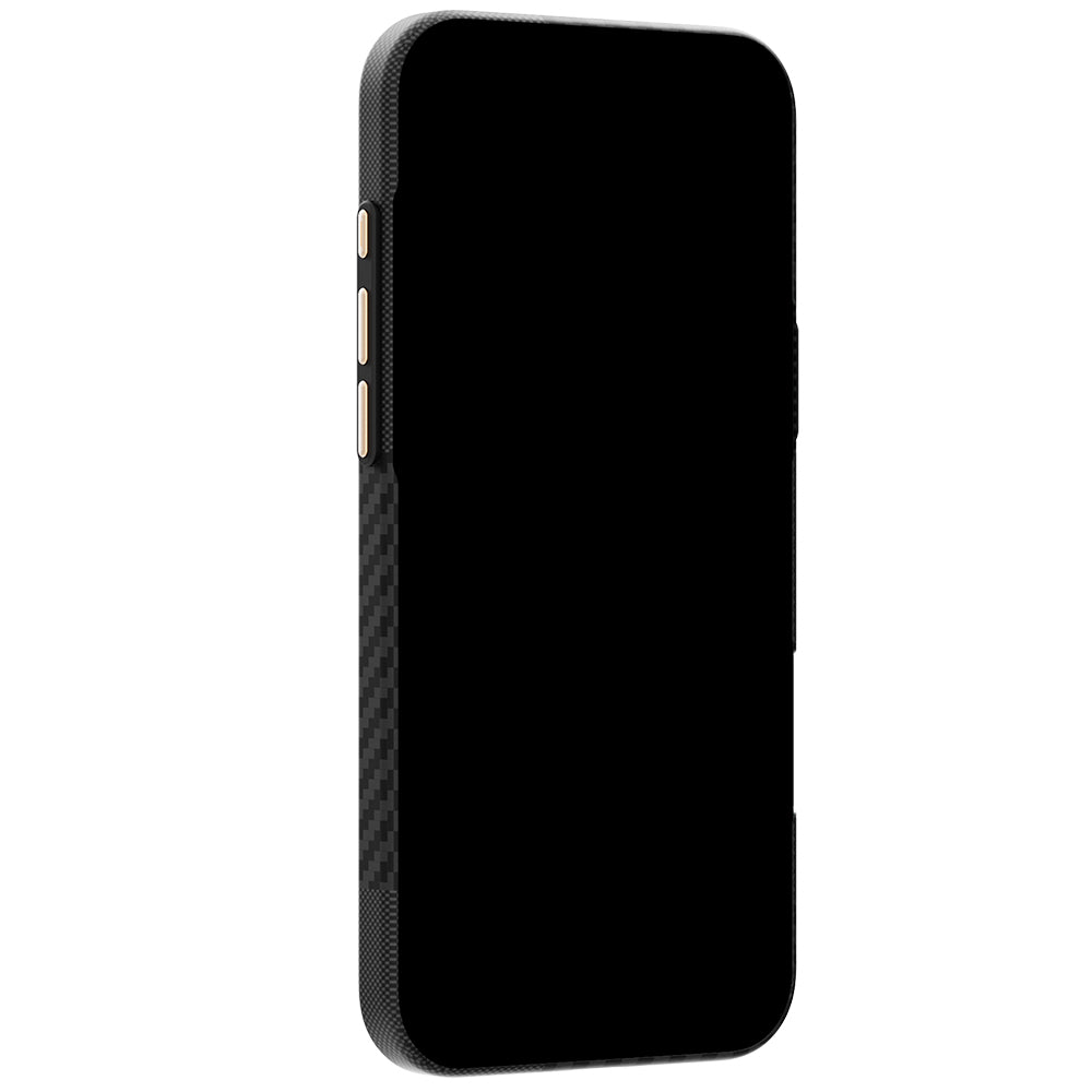 iPhone 18 Pro Max Kılıf M-safe Şarj Özellikli 600D Metal Kamera Çerçeveli Raptic Aramid Fiber Karbon Geotik Serisi Kılıf
