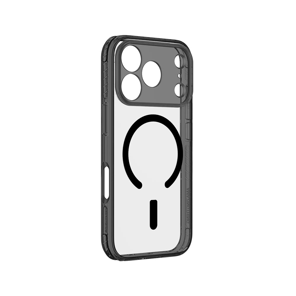 iPhone 18 Pro Max Kılıf M-Safe Şarj Özellikli Airbag Tasarımlı AmazingThing Titan Pro Lens Serisi Kılıf