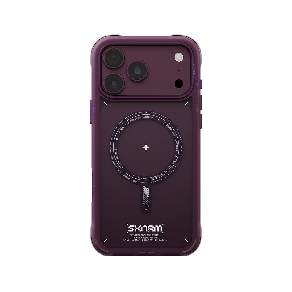 iPhone 18 Pro Max Kılıf M-Safe Şarj Özellikli Airbag Tasarımlı Skinarma Avion Kılıf