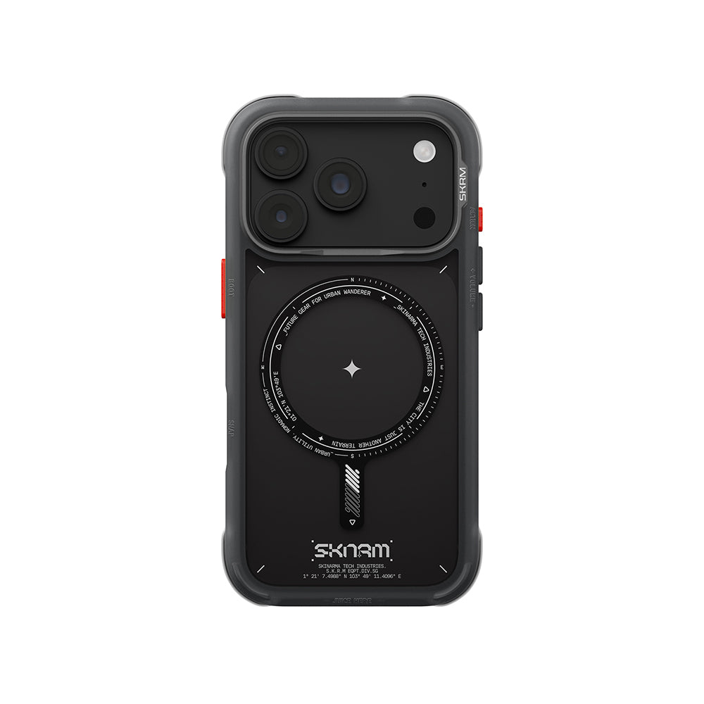 iPhone 18 Pro Max Kılıf M-Safe Şarj Özellikli Airbag Tasarımlı Skinarma Avion Kılıf