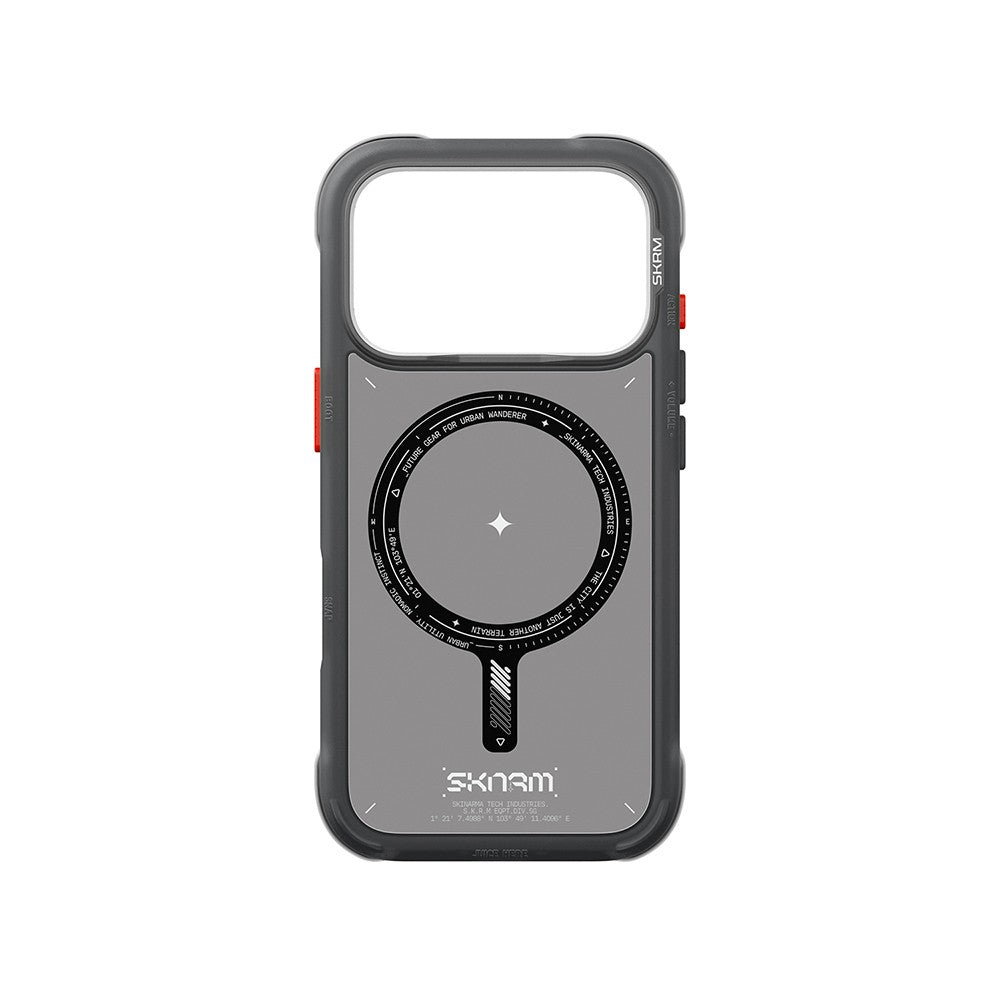 iPhone 18 Pro Max Kılıf M-Safe Şarj Özellikli Airbag Tasarımlı Skinarma Avion Kılıf