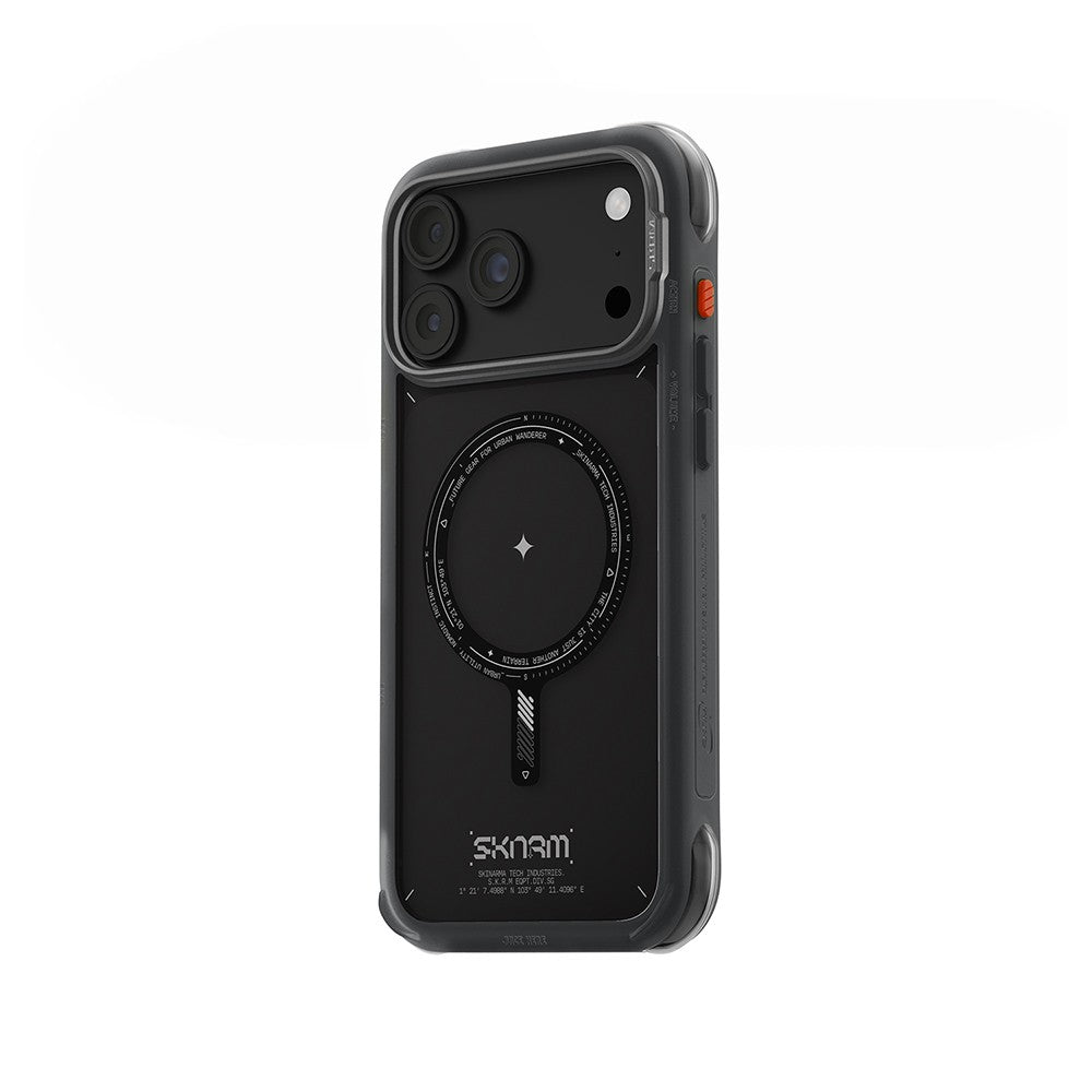 iPhone 18 Pro Max Kılıf M-Safe Şarj Özellikli Airbag Tasarımlı Skinarma Avion Kılıf