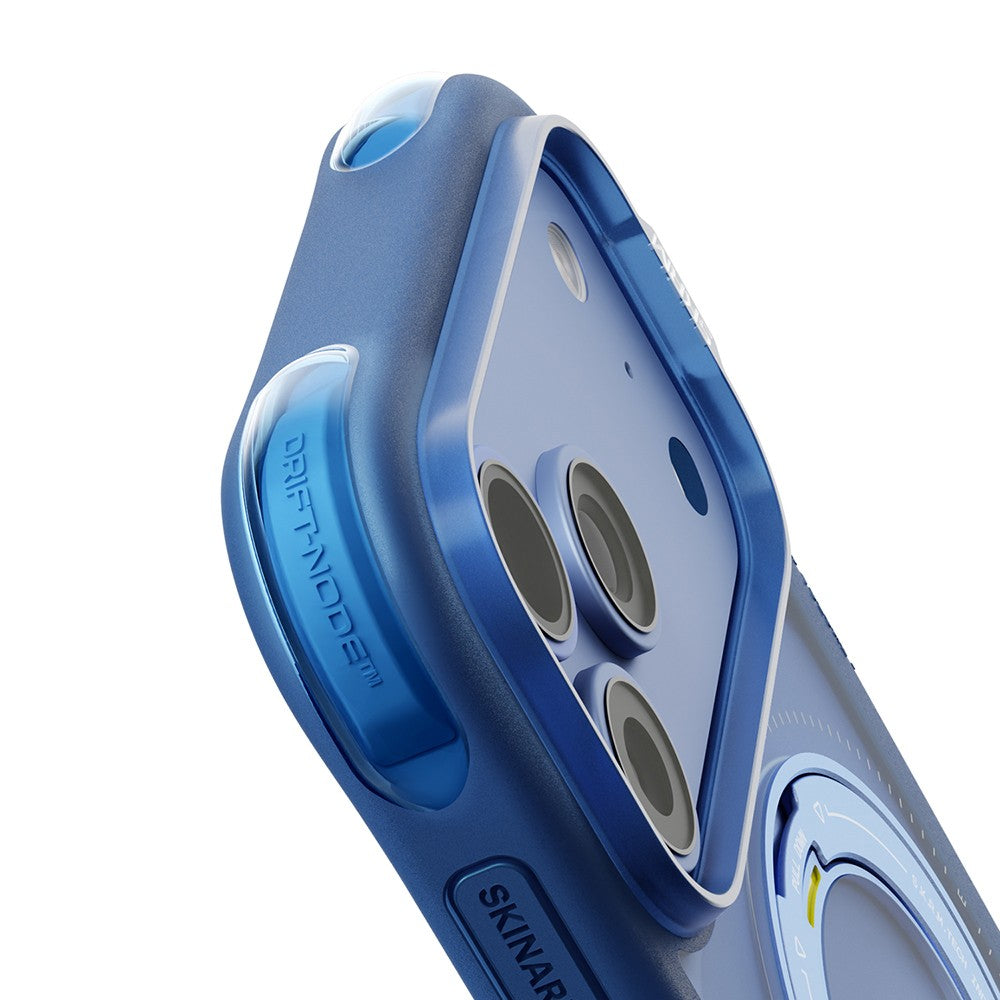 iPhone 18 Pro Max Kılıf M-Safe Şarj Özellikli Airbag Tasarımlı Standlı Skinarma Atlas Kılıf
