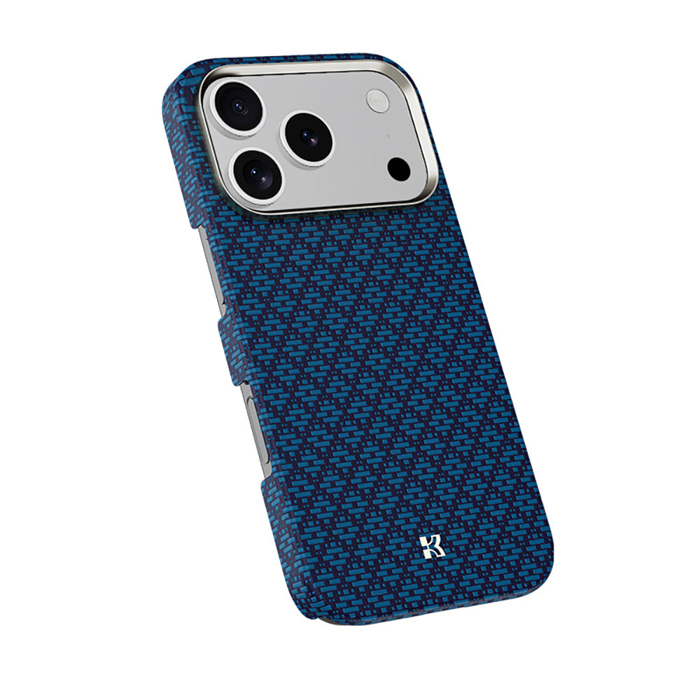 iPhone 18 Pro Max Kılıf M-Safe Şarj Özellikli Benks ArmorAir ArmorGrid Serisi Yükseltilmiş Kamera Çerçevesi C1 Kevlar Karbon Kılıf
