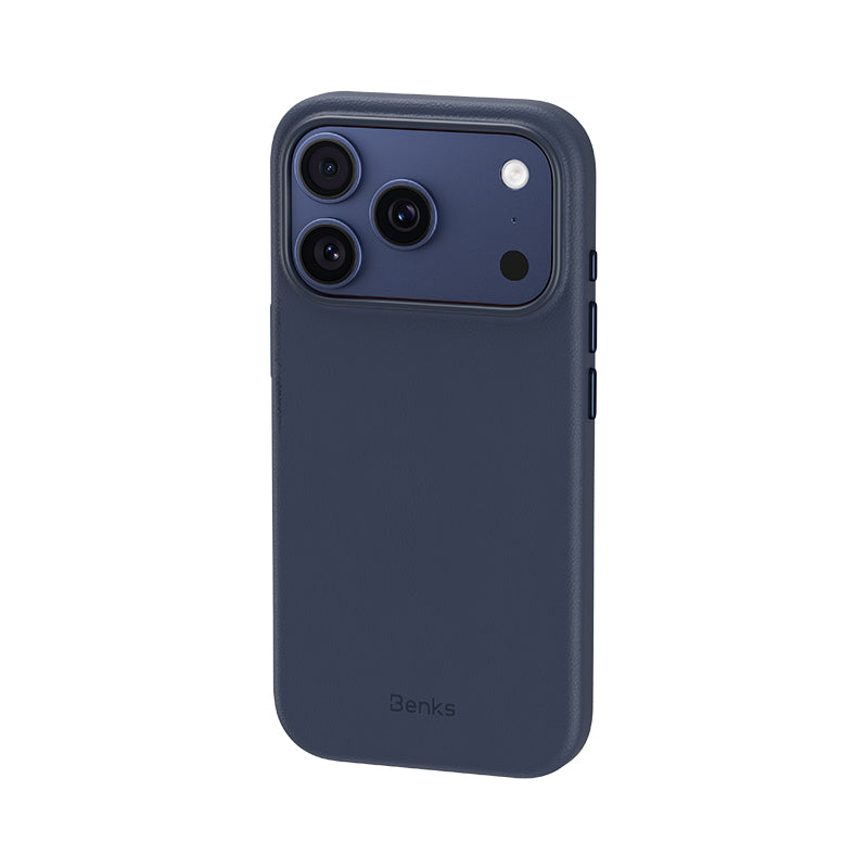 iPhone 18 Pro Max Kılıf M-safe Şarj Özellikli Çizilmeye Dayanıklı Benks VitaPro Serisi PU Deri Kılıf