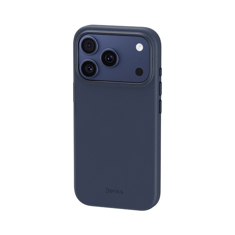 iPhone 18 Pro Max Kılıf M-safe Şarj Özellikli Çizilmeye Dayanıklı Benks VitaPro Serisi PU Deri Kılıf