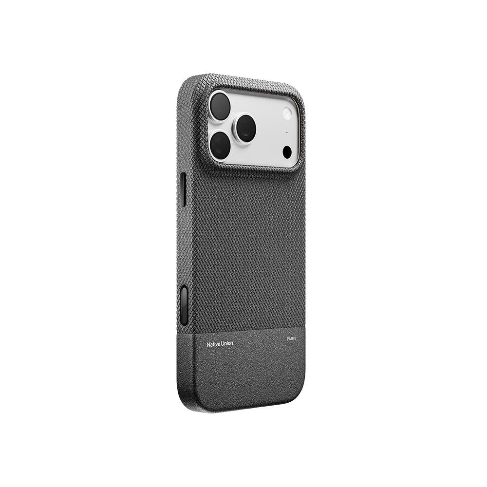 iPhone 18 Pro Max Kılıf M-safe Şarj Özellikli Deri Dokulu Native Union RE Classic Serisi Kılıf